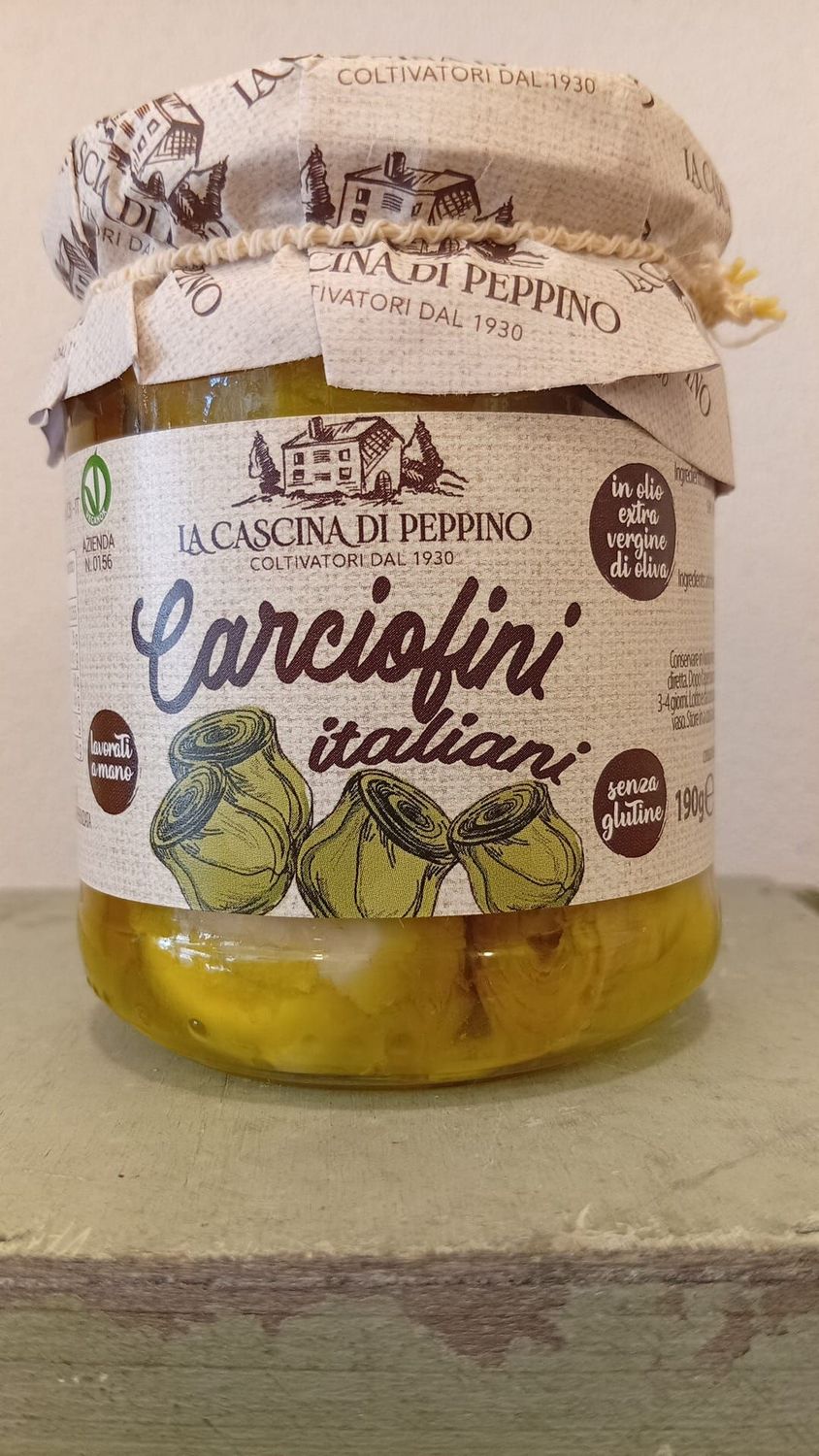 Carciofini sott'olio d'oliva extra italiano