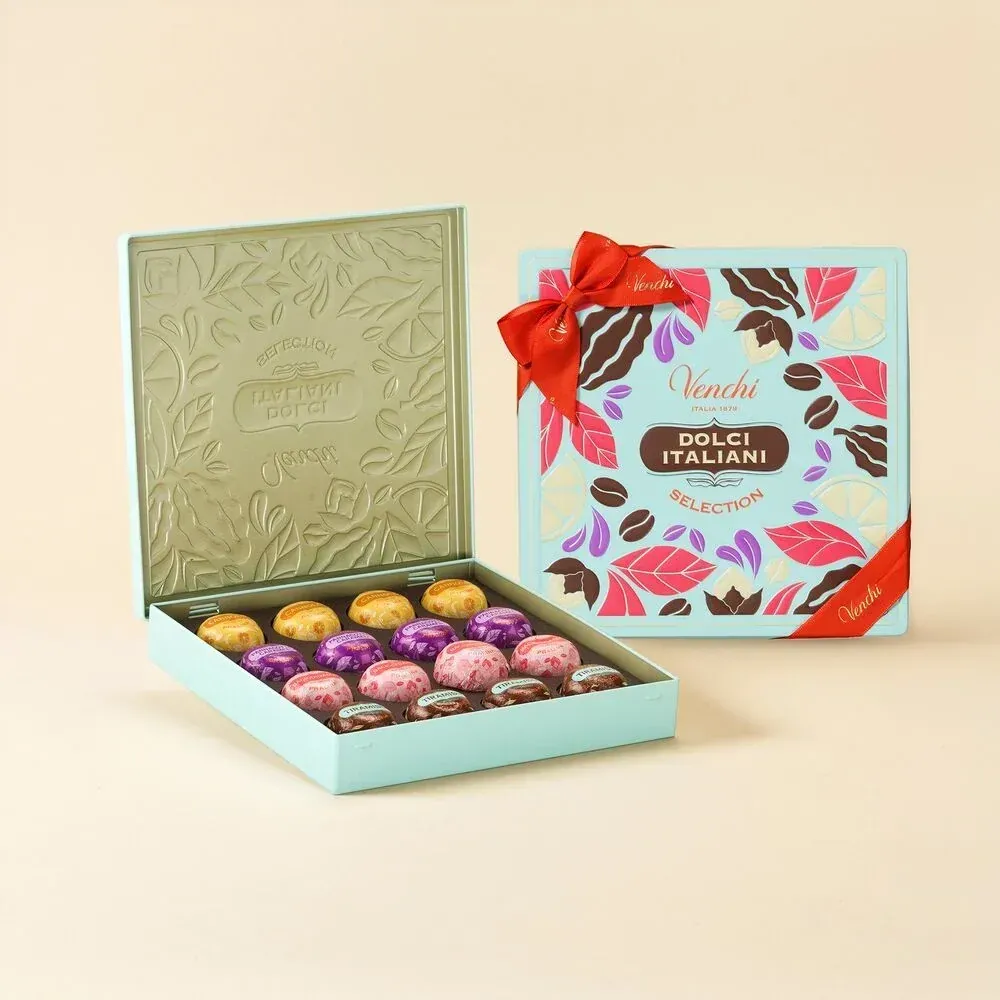 Conf. cioccolatini ass. (box metallo) 260g