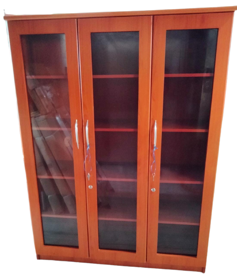 Rhea 3 Door Bookcase