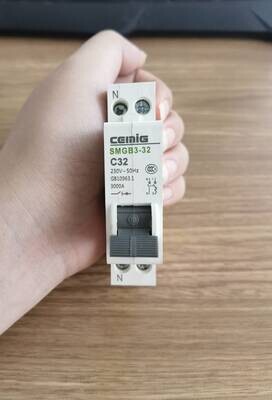 MCB Miniature Circuit Breaker CEMIG 1P+N/2P(1P+N) 16A, 20A, 32A, 63A, 100A, 125A