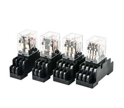 MY4NJ 24VDC Miniature Relay With Socket 14 Pin