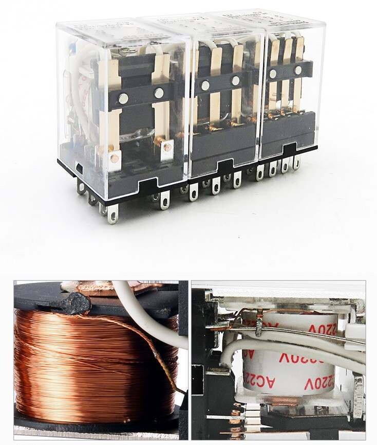 MY4NJ 24VDC Miniature Relay With Socket 14 Pin