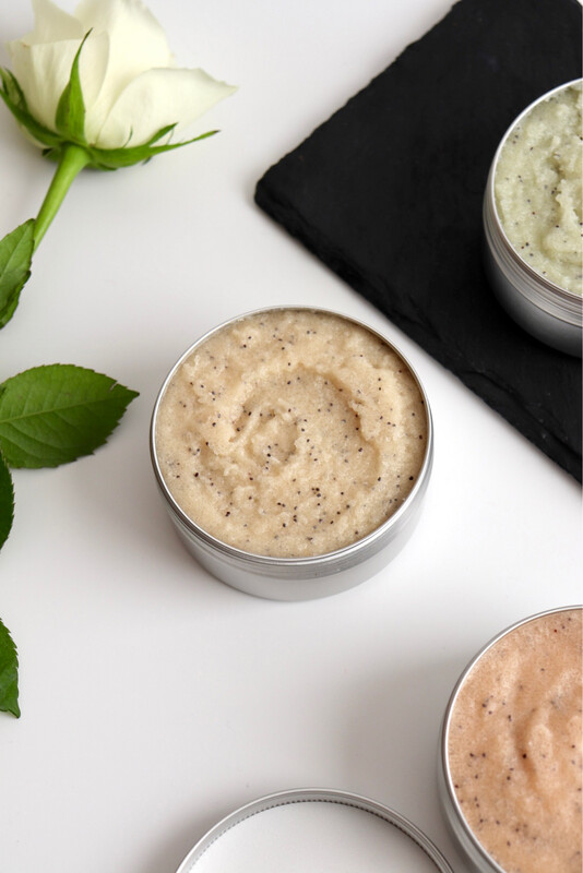 Körperpeeling Lavendel kaufen. Sugar Scrub für trockene Haut. Naturkosmetik mit Lavendel