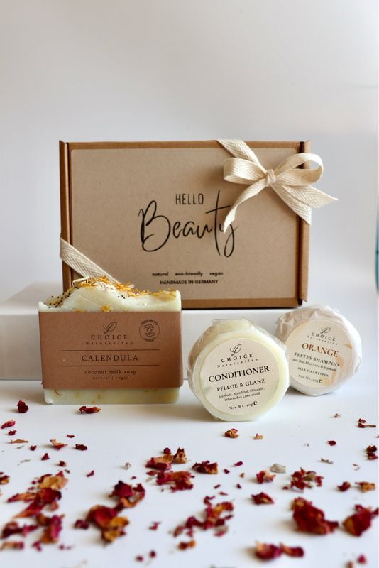 Naturseifen-Set mit festem Shampoo und festem Conditioner zum guten Preis