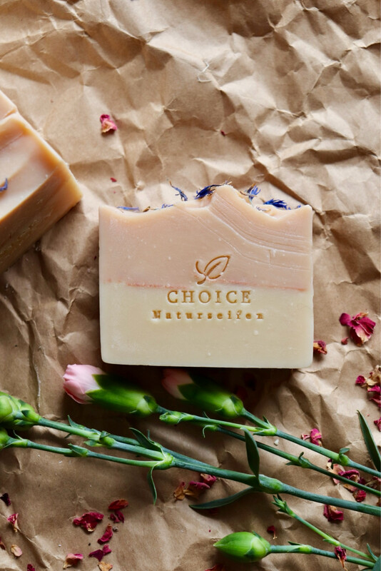 Florale Naturseife | Naturseife mit Ylang-Ylang | Naturseifen kaufen
