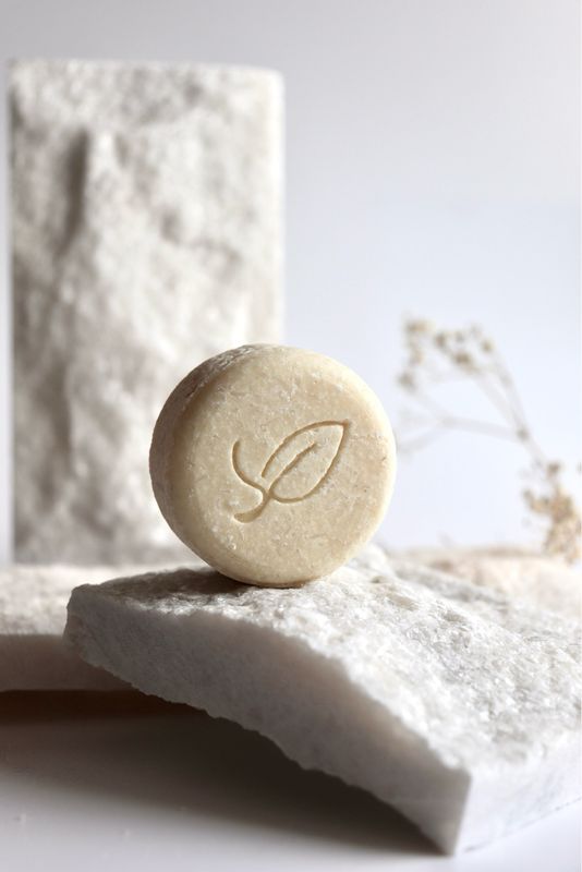 Festes Shampoo Lavendel mit Bio-Aloe-Vera und Bio-Hafer