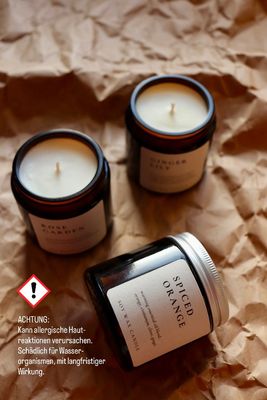 Sojawachskerze im Glas, Duftkerze Weihnachen, Duftekerze selber machen