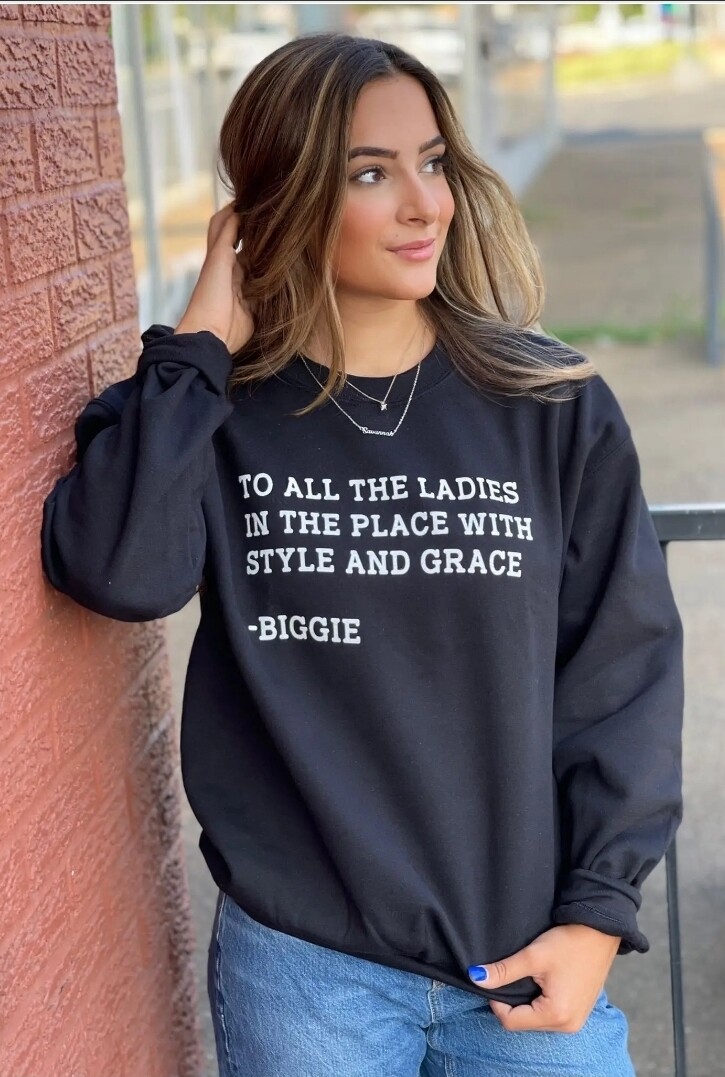 biggie sweatshirt