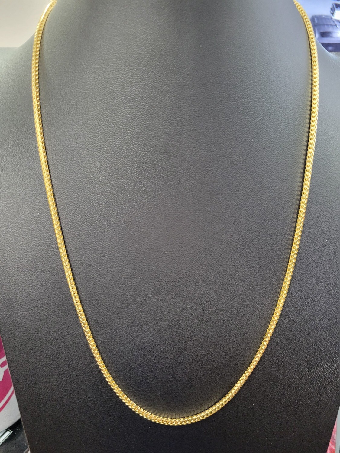 14K 2.2MM PLAIN FRANCO CHAIN