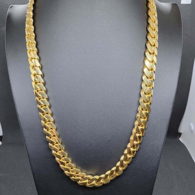14K 13MM MIAMI CUBAN CHAIN