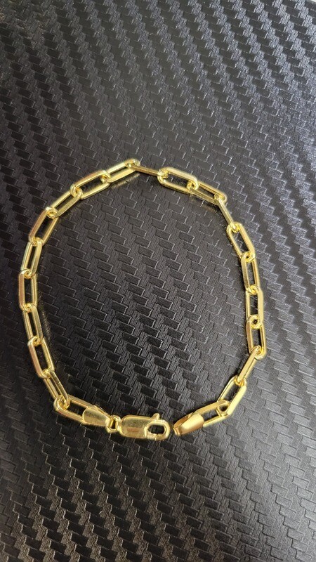 14K 4.5MM FORZATA BRACELET