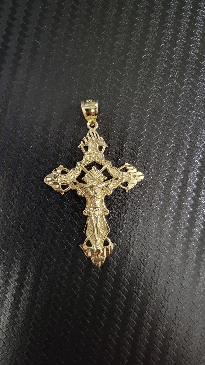14K 2&quot; INRI CRUCIFIX CROSS