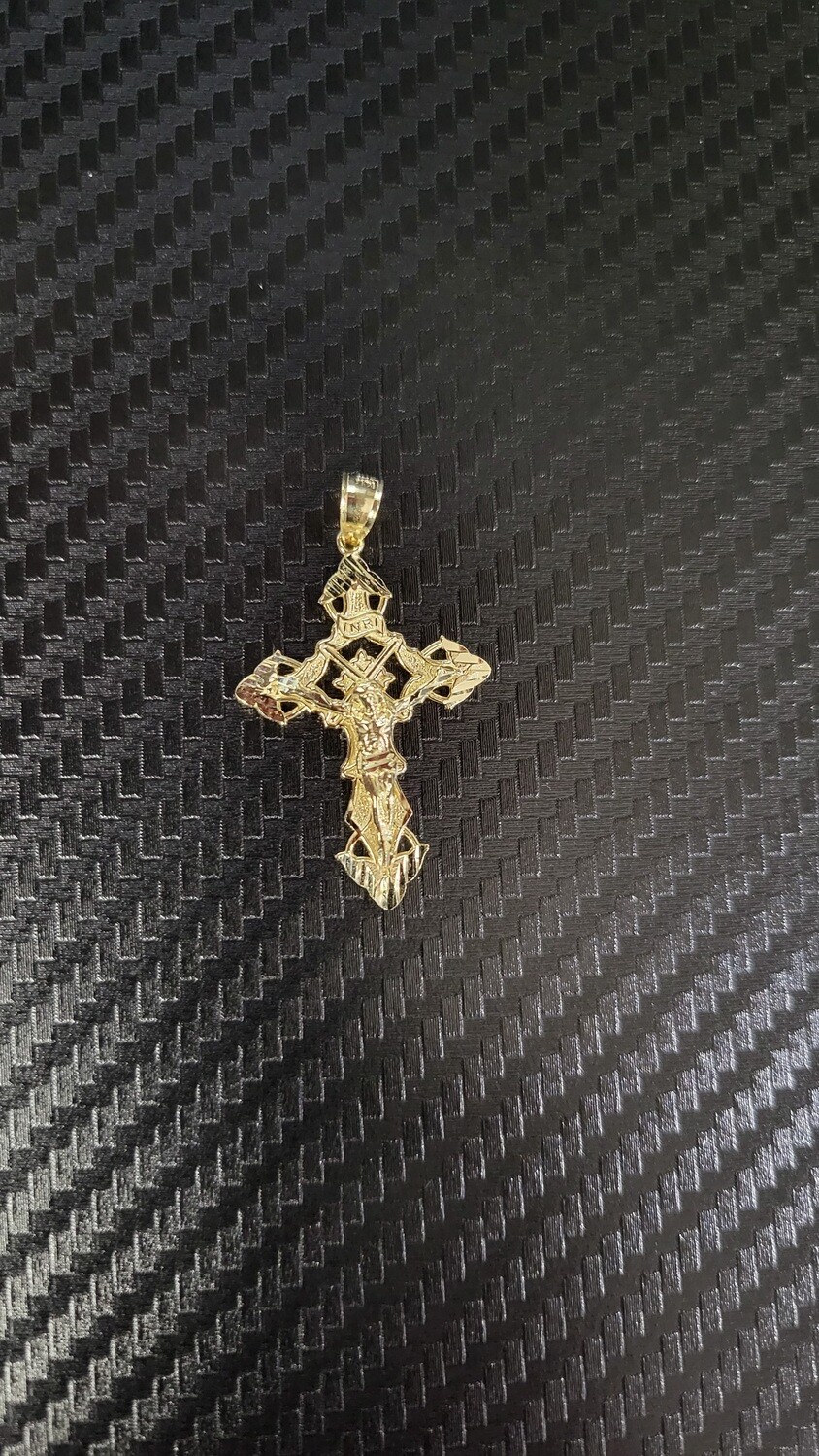 14K 1.5&quot; INRI CRUCIFIX CROSS