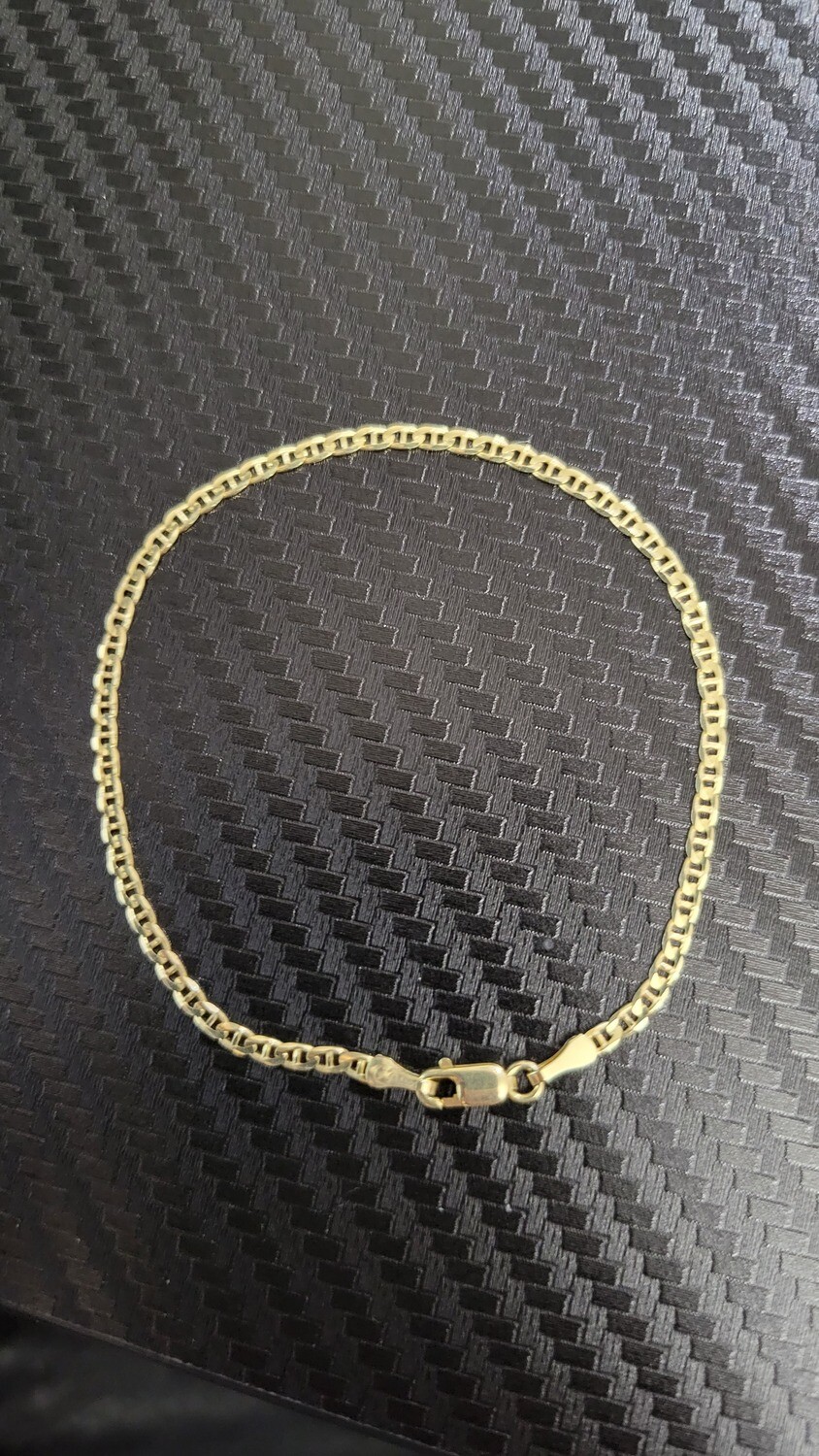14K 2MM MARINER BRACELET