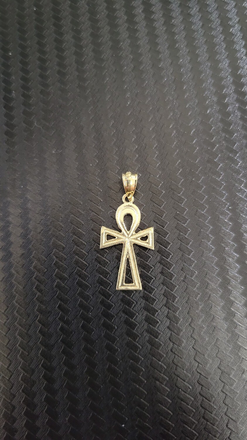 14K 1&quot; ANKH CROSS
