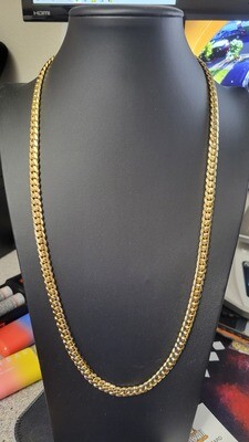 14K 7MM MIAMI CUBAN CHAIN