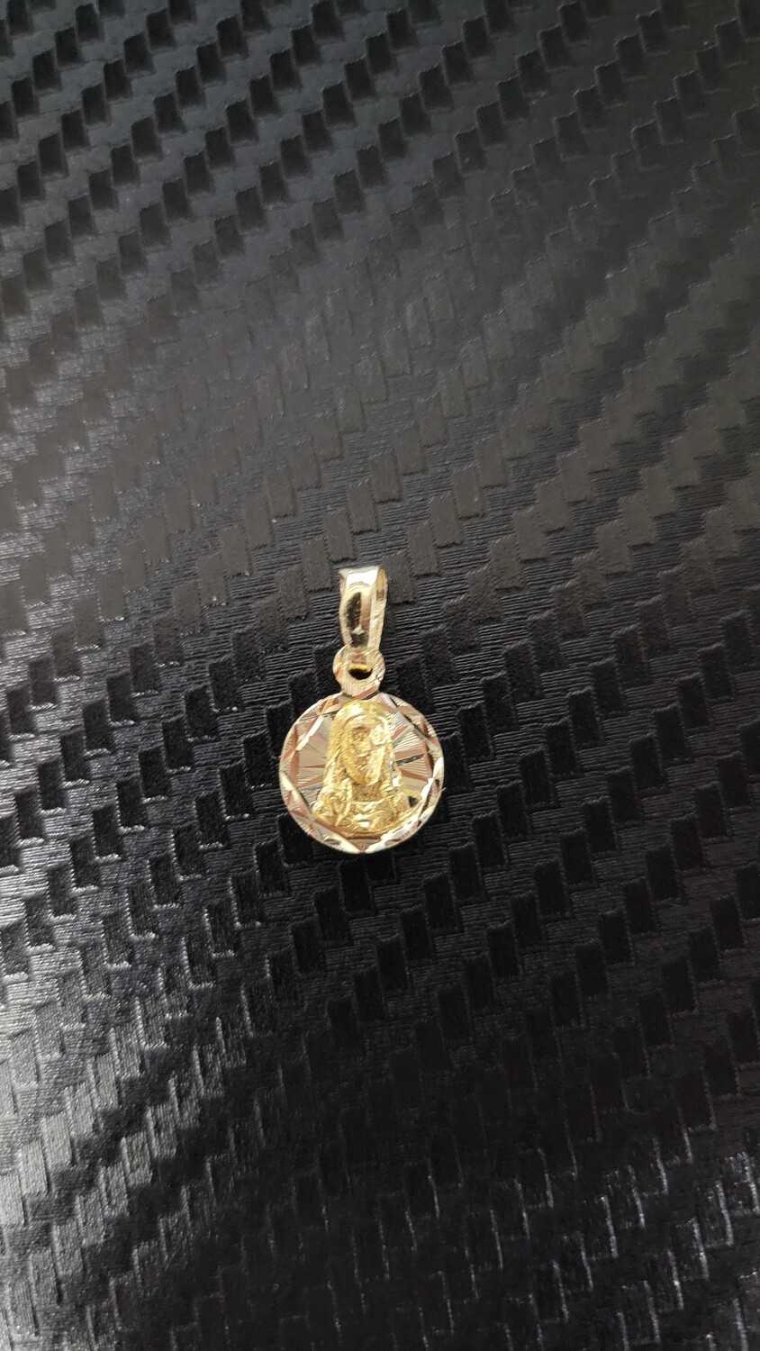 14K 3/4&quot; JESUS SCAPULAR PENDANT