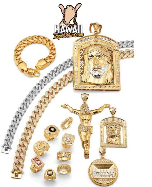 Diamond Cut Rope Chains 14k - View Prices — Debbie's Jewelry Hawaii