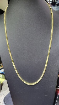 14K 3.5MM BABY CURB CHAIN