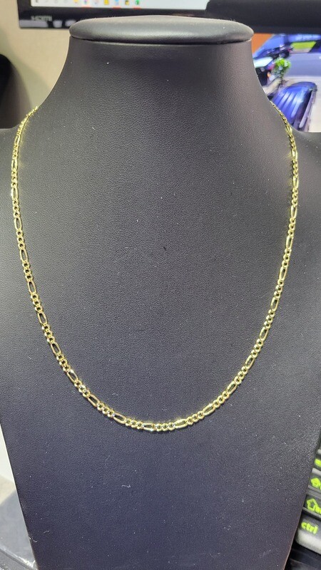 14K 3.3MM FIGARO