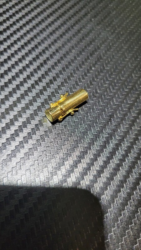 14K SOLID 6MM BARREL LOCK