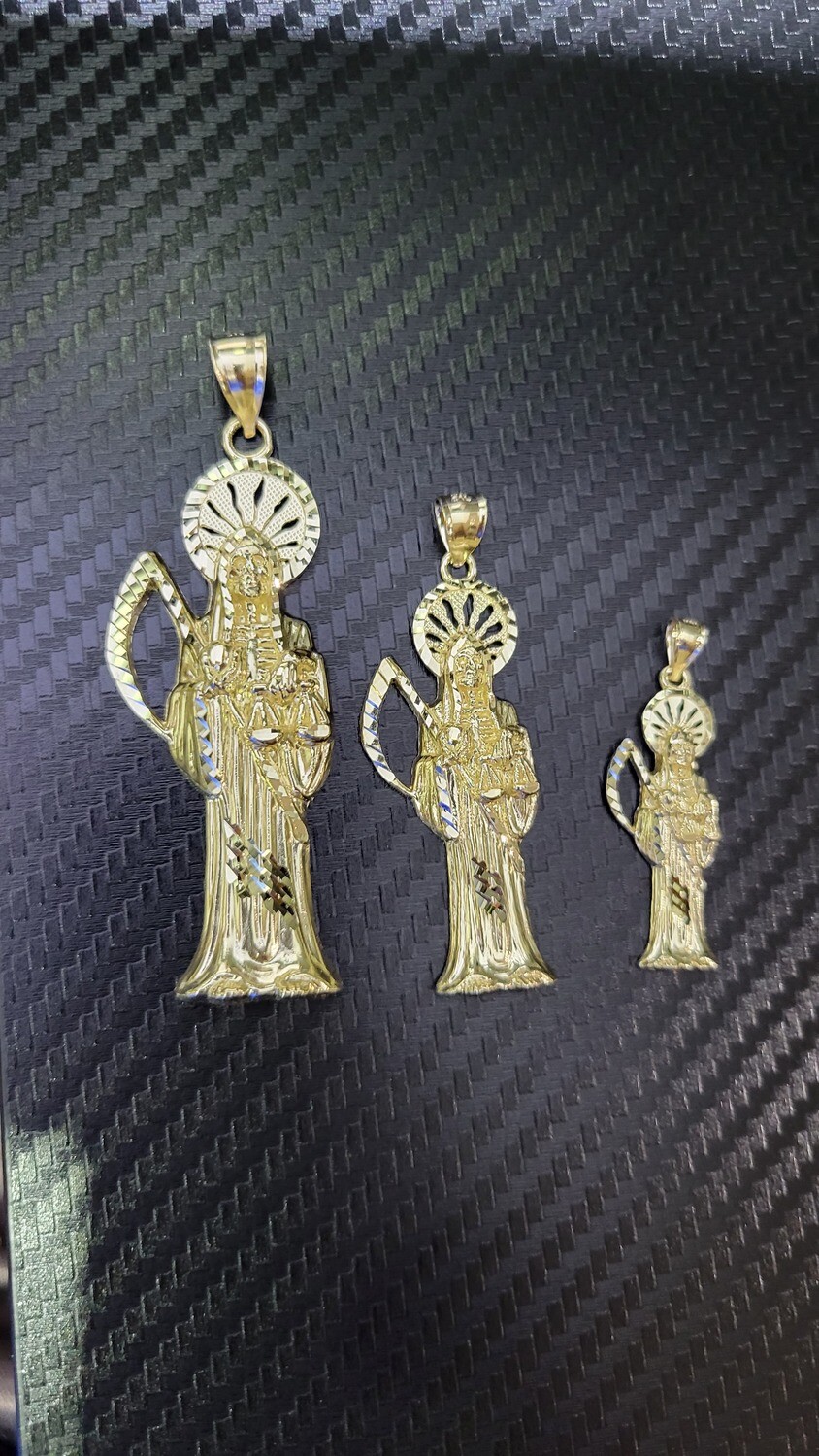 14K SAN MUERTE PENDANT