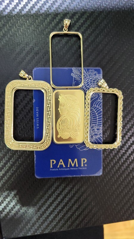 1 OZ PAMP SUISSE LADY FORTUNA PENDANT