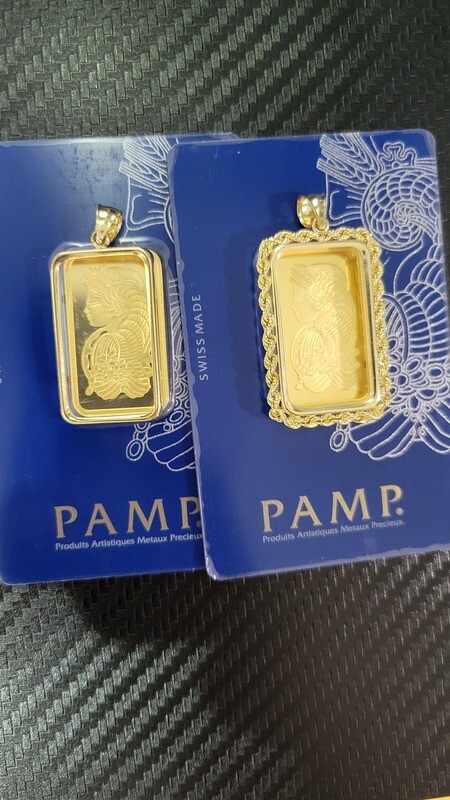 20 GRAM PAMP SUISSE LADY FORTUNA PENDANT