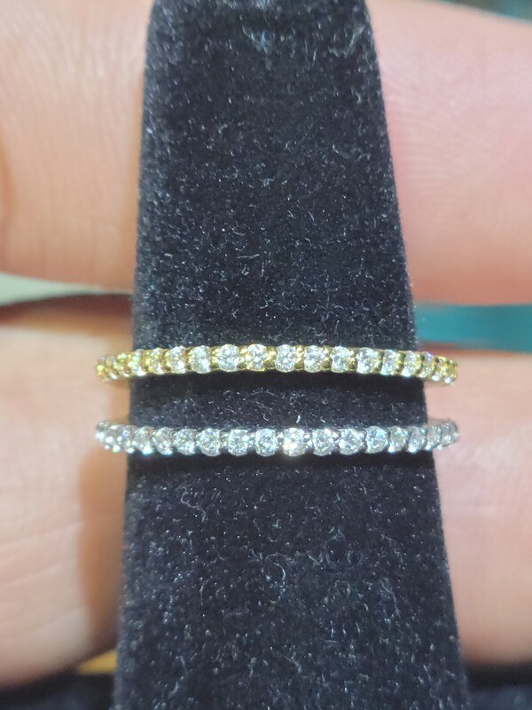 14K .45 CARAT ETERNITY RING