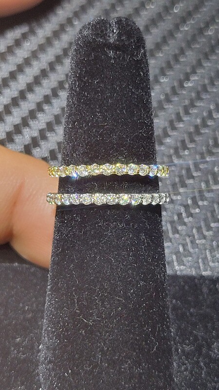 14K .68 CARAT ETERNITY RING