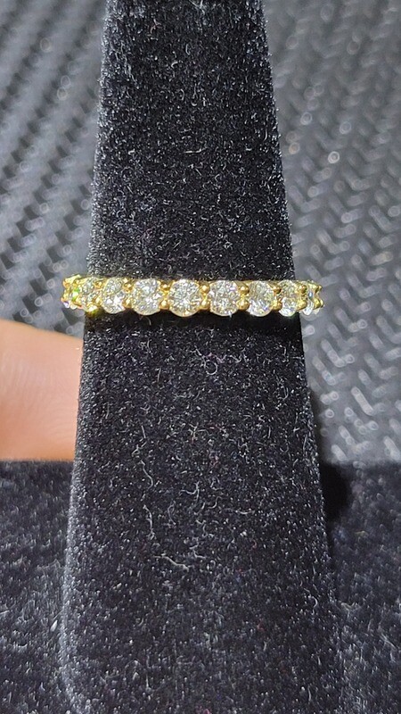 14K 1.63 CARAT ETERNITY RING