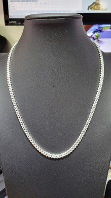 STERLING SILVER 5MM MIAMI CUBAN CHAIN