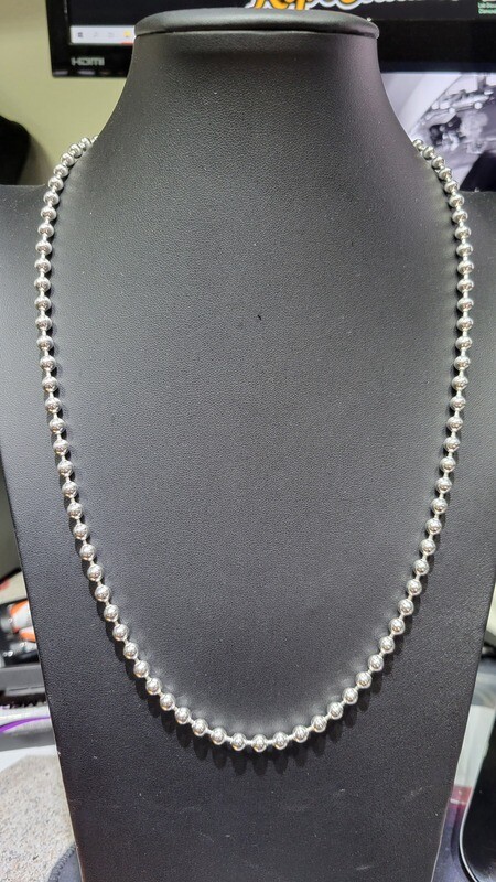 STERLING SILVER 5MM BALL CHAIN