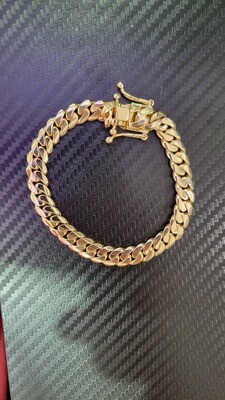 14K 8.5MM MIAMI CUBAN BRACELET