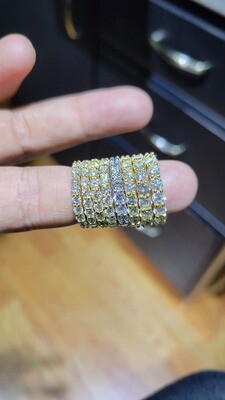 14K ETERNITY RINGS (LAB)