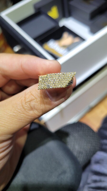 CUSTOM 14K TENNESSEE DIAMOND RING
