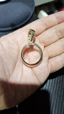 14K 1/2 OZ AMERICAN EAGLE BEZEL (CUSTOM)
