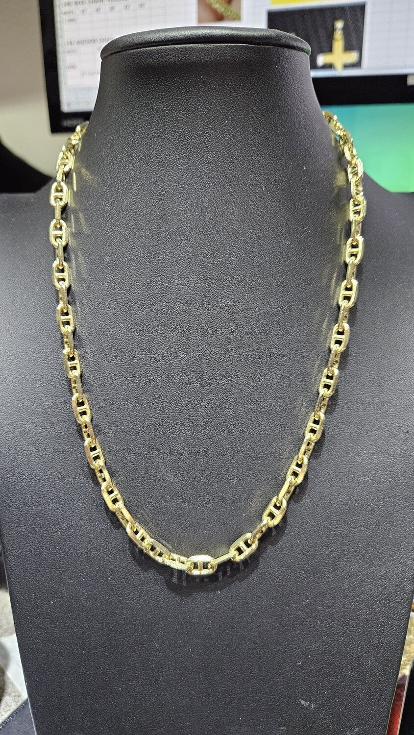 14K 6MM ANCHOR CHAIN