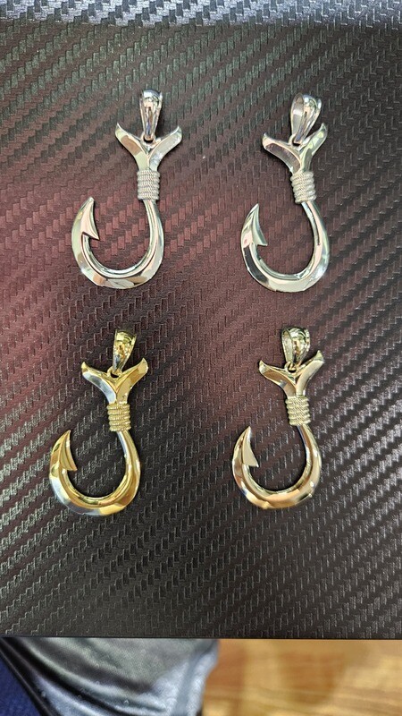 CUSTOM FISH HOOK PENDANT