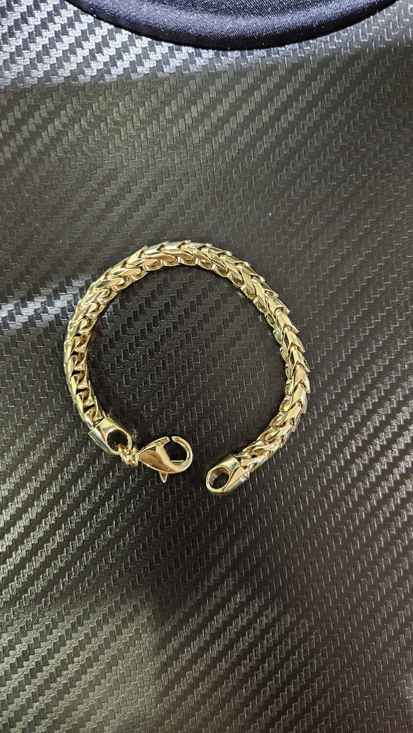 10K 6.5MM D/C FRANCO BRACELET