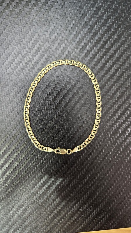 14K 4MM MARINER BRACELET