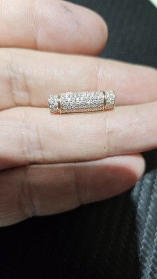 14K 6MM .80 CARAT DIAMOND SLEEK LOCK