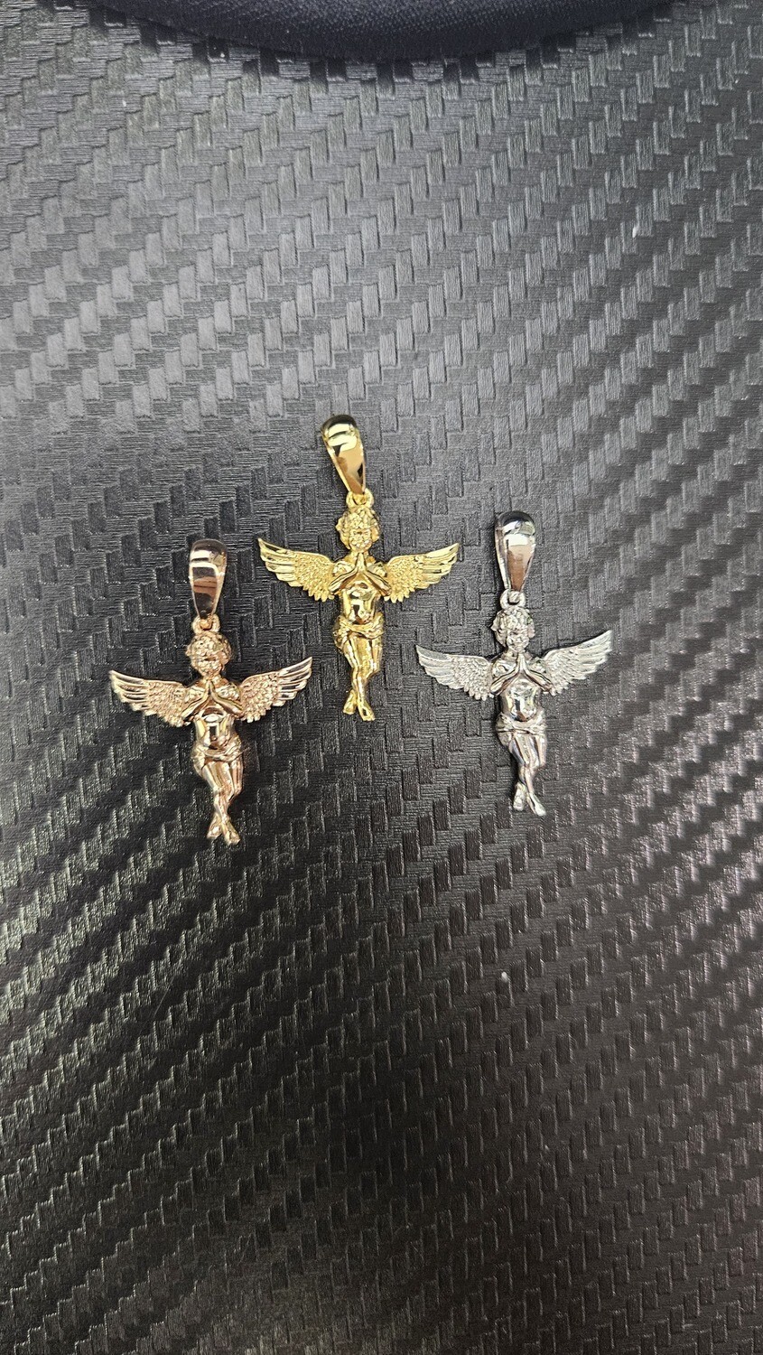14K CUSTOM 1-2&quot; ANGEL PENDANTS