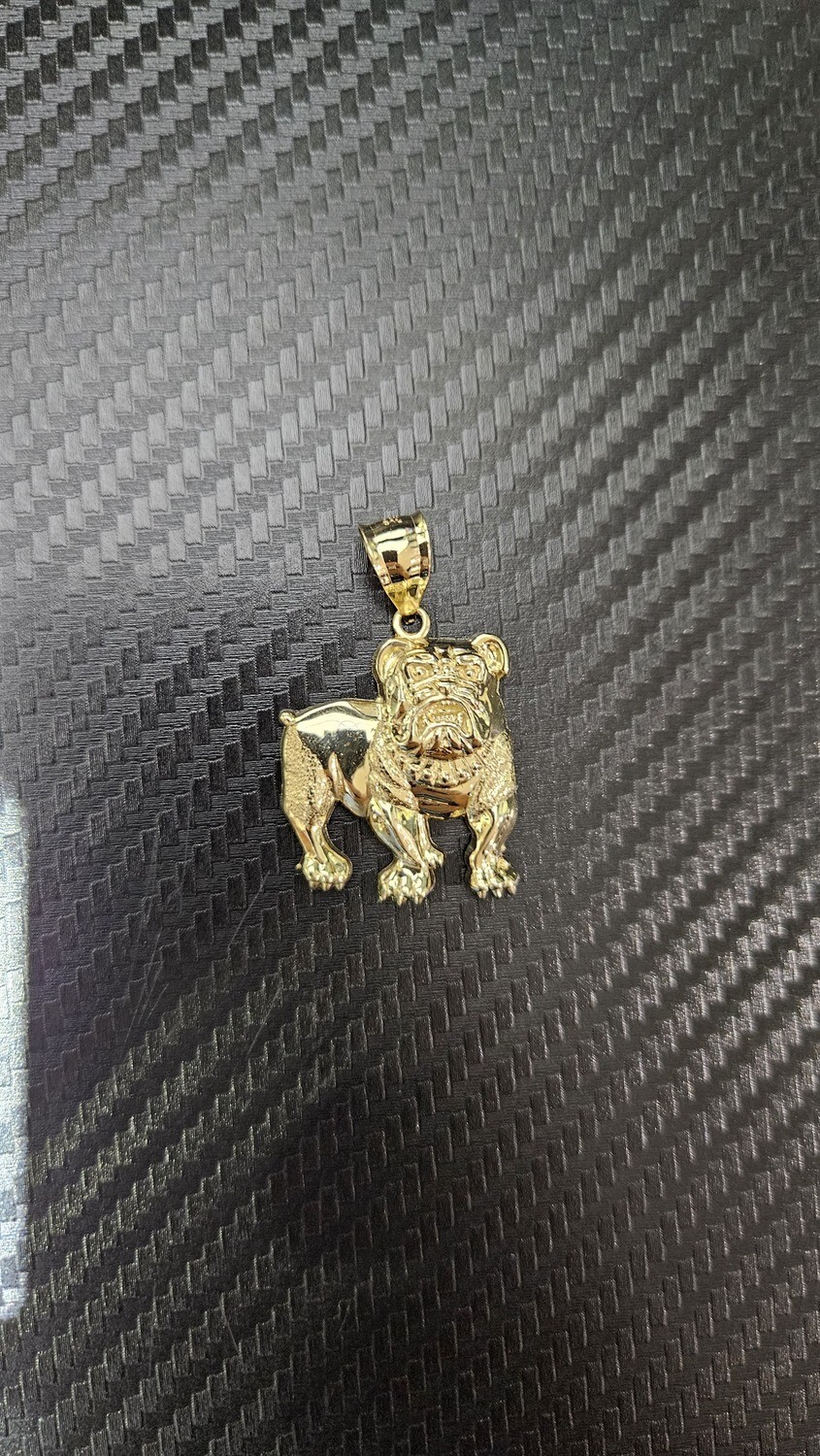 14K BULL DOG PENDANT