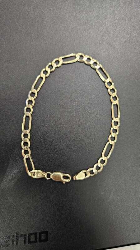 14K 5MM FIGARO BRACELET