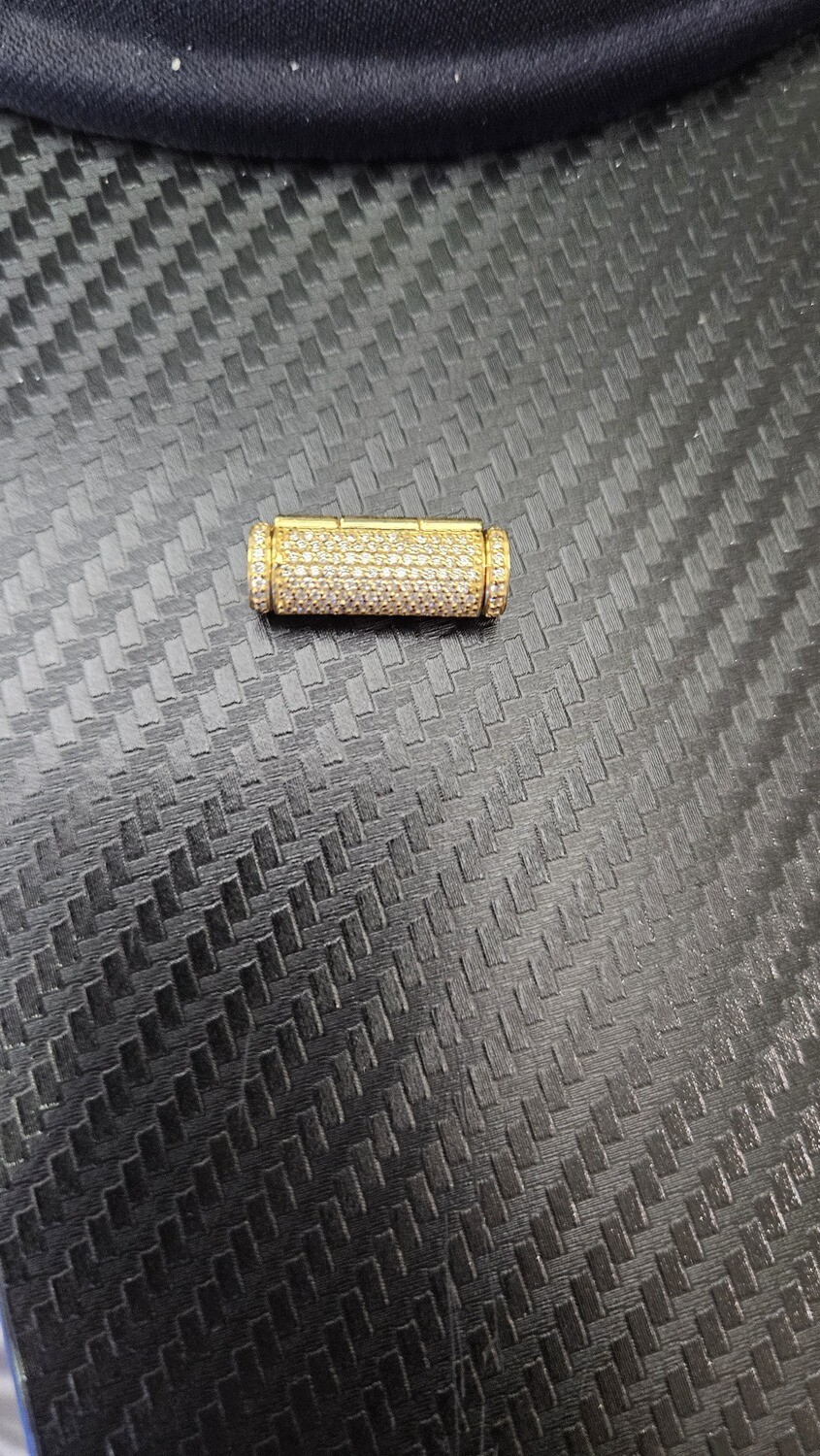 14K 7MM .89 CARAT DIAMOND SLEEK LOCK