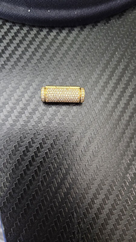 14K 7MM .89 CARAT DIAMOND SLEEK LOCK