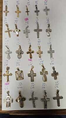 LOAD OF 10K CROSSES AND CRUCIFIXES