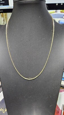 14K 1.5MM HEAVY LINK NECKLACE