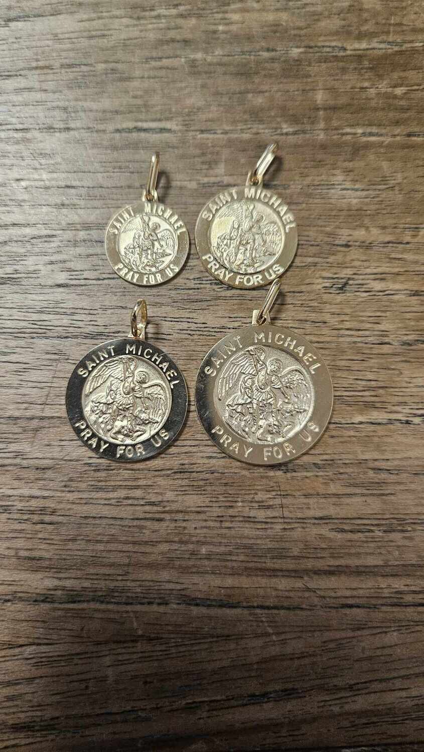 14K SAINT MICHAEL PENDANT V2